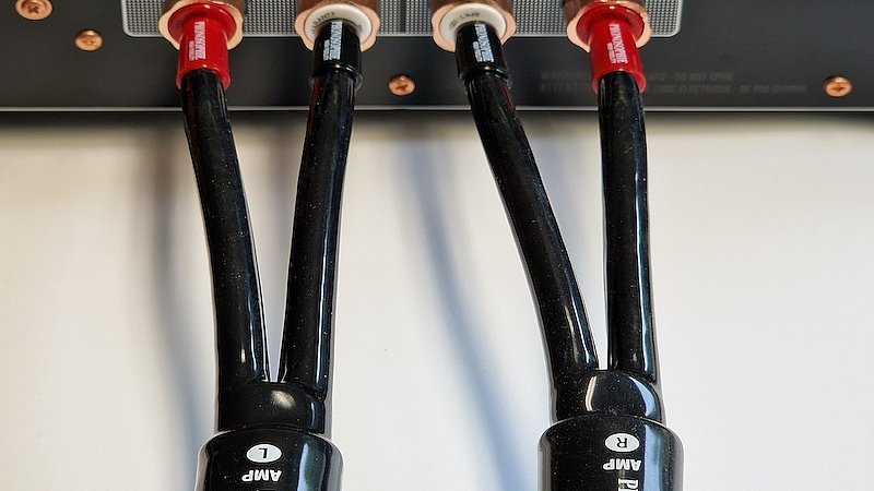 Lautsprecherkabel mit Bananas
